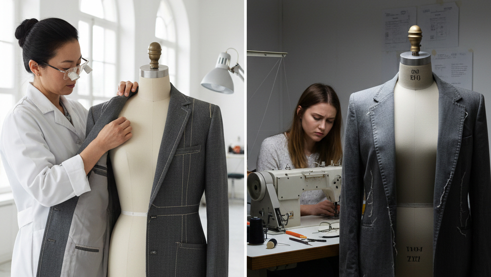 Designer Garment Structure vs Regular Construction