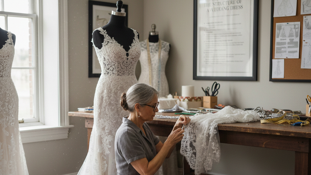Evaluation and Preparation Process for Wedding Dress Alteration